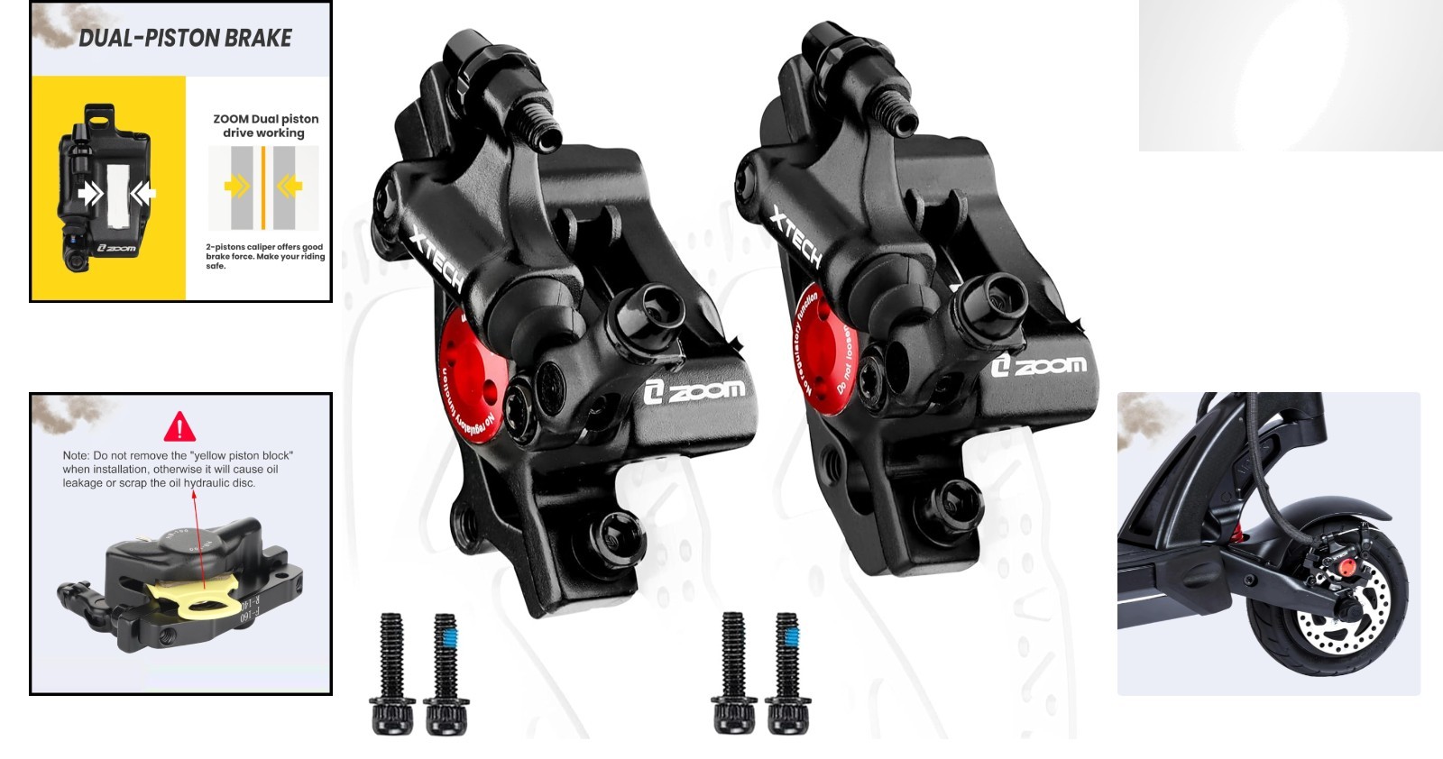 Upgrade Your Ride: Zoom HB-100 Hydraulic Disc Brake System for All Bicycles