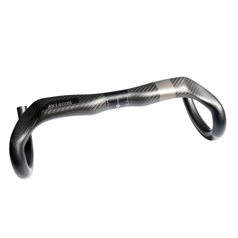 Road bike matt 3K full carbon fiber bicycle handlebar 31.8*380/400/420/440/460mm