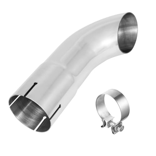 2.5 Inch Inlet Turn Down Exhaust Tip, Universal Stainless Steel Exhaust Tips