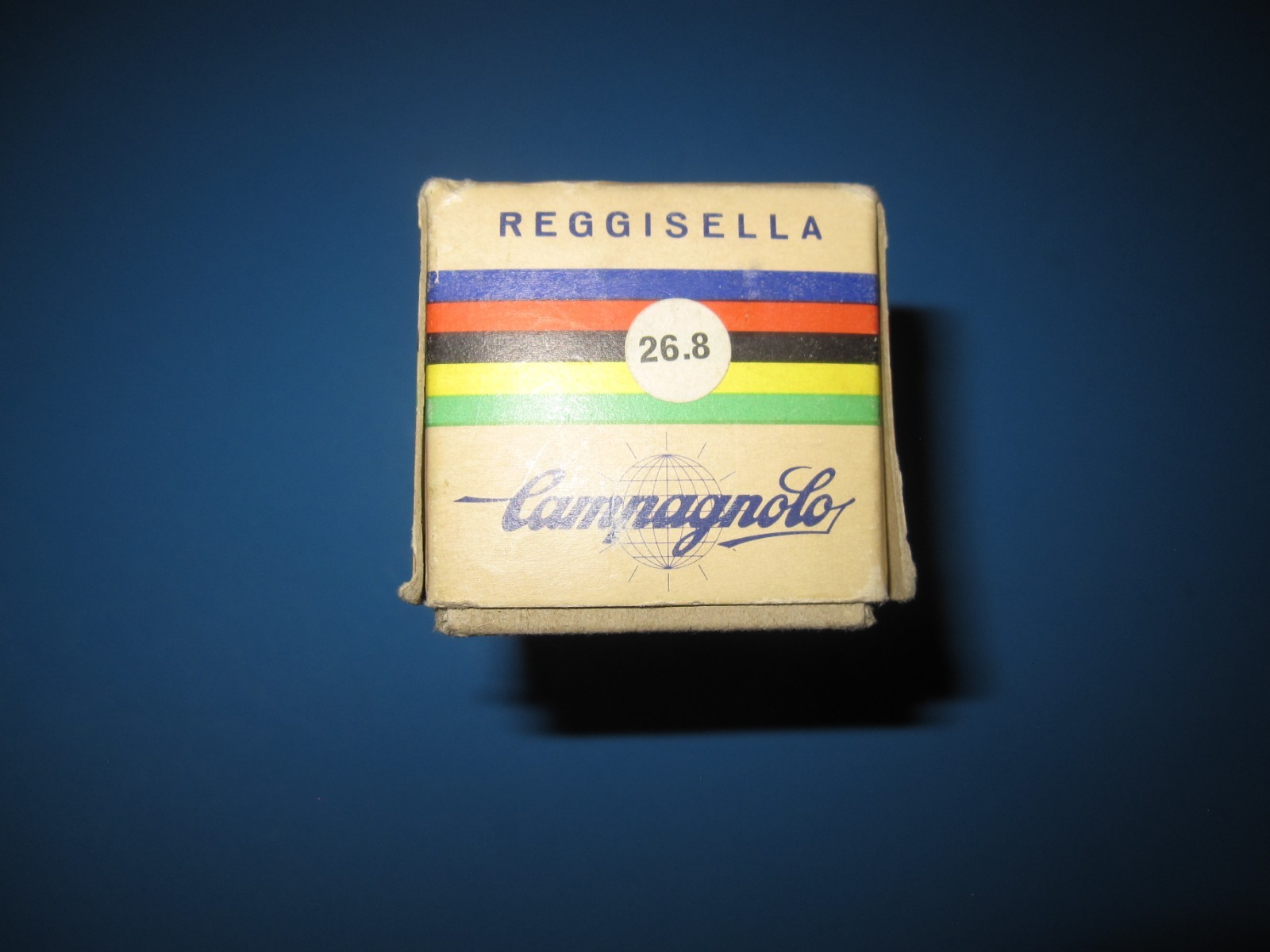 vintage Reggisella Campagnolo Record seatpost, 26.8mm, NOS in box, 210mm