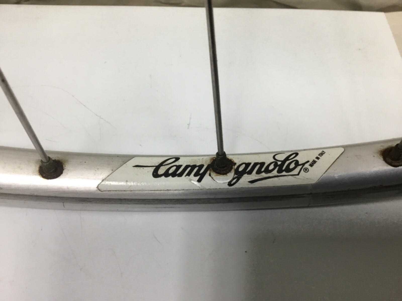 700c Campagnolo Omega-19 Front Wheel with Shimano 600 Hub and Quick Release Axle
