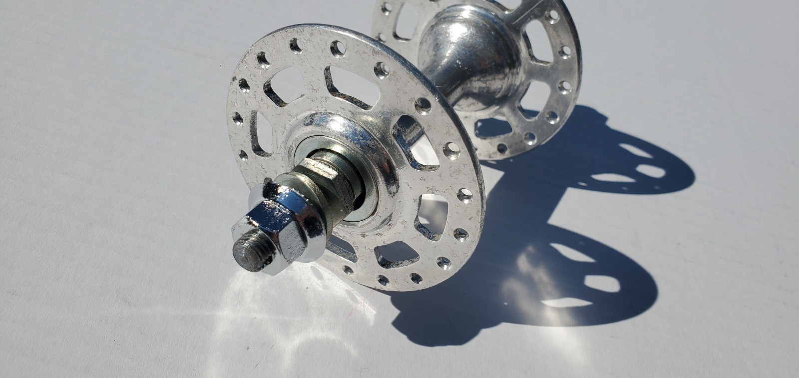 NOS Sunshine BMX MX Freestyle Bicycle Front Hub 36H 5/16″ Axle High Flange ACS