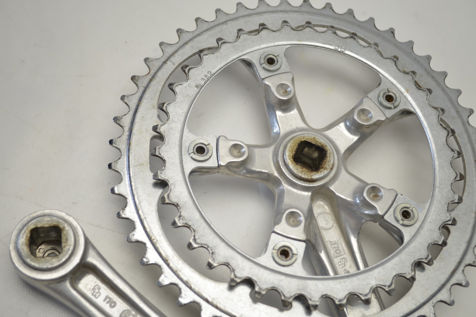 SR SAKAE SX ROAD BICYCLE 170 MM 48/39 TOOTH JIS 110 BCD CRANKSET 9/16″X 20 TPI