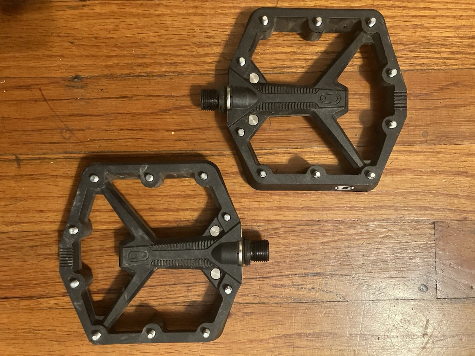 Crankbrothers Stamp 1 Flat/Platform Pedals, Composite Black, 9/16″ Axle Pair L