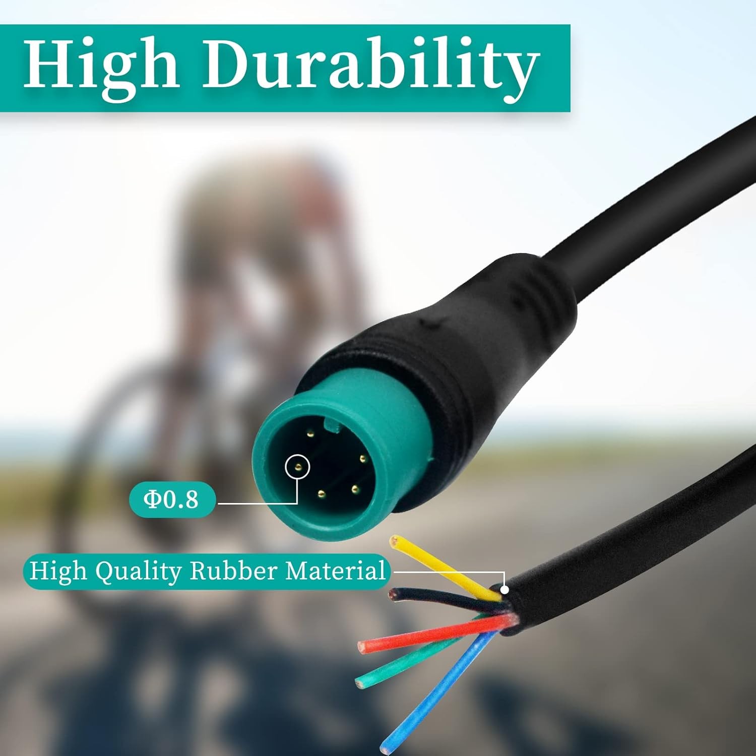 Extension Cable 2Pin/3Pin/4Pin/5Pin/6Pin Waterproof Plug 5pin Male Connector