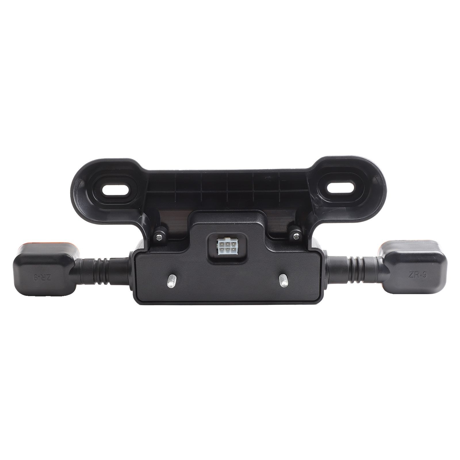 Electric Bicycle Taillight Assembly in Black and Yellow with 12V Support