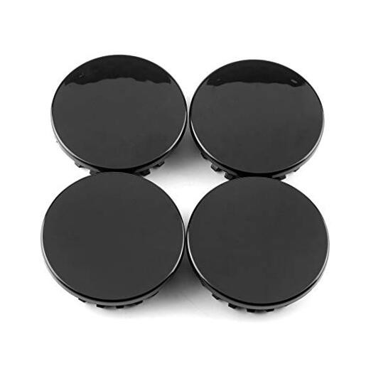 RT 4PCS OD:67mm/2.63in Wheel Center OD: 66.8mm/2.63in, ID: 55mm/2.17in Black