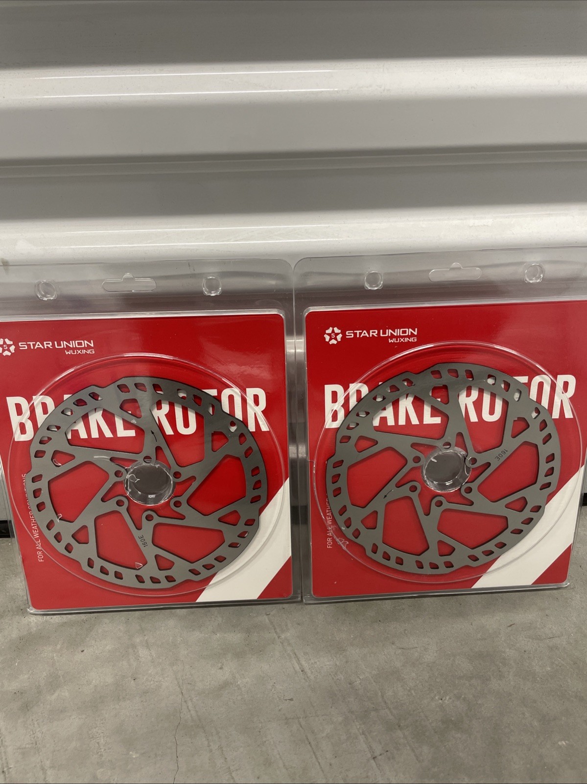 PWR Bikes, Star Union Brake Rotor 160mm Rotor Size 2.3mm Rotor thickness Set 2