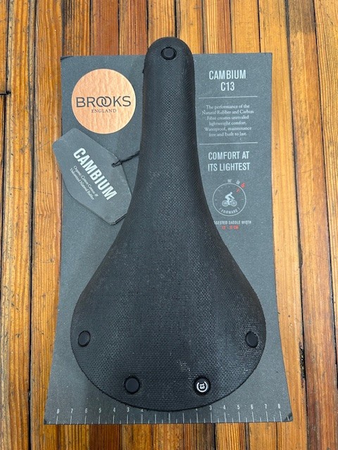 NOS NEW Brooks Cambium C13 carbon rail saddle 145mm Black