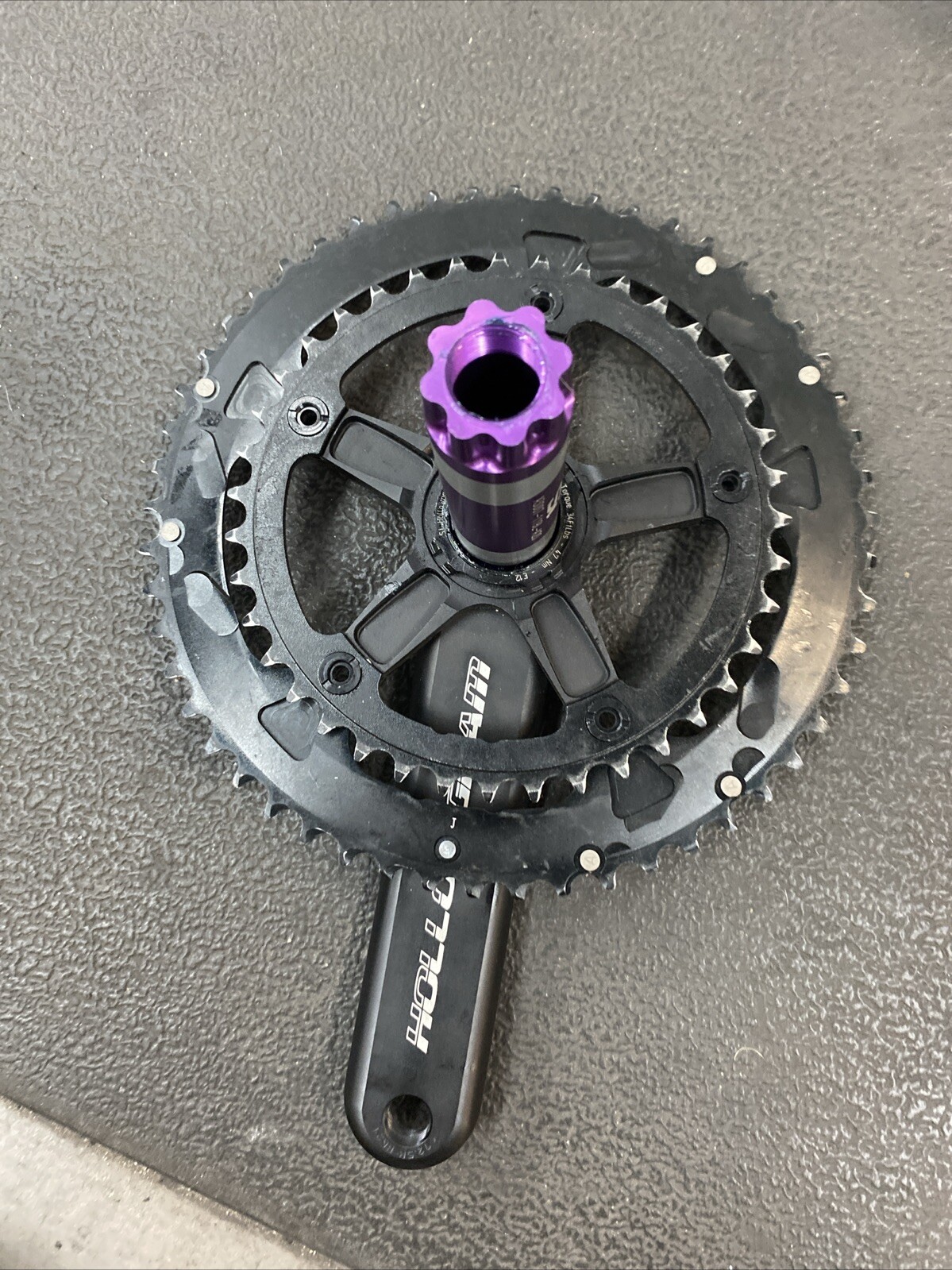 CANNONDALE HOLLOWGRAM SI CRANKSET 172.5 MM 53-39 TOOTH 10 speed With SPINDLE
