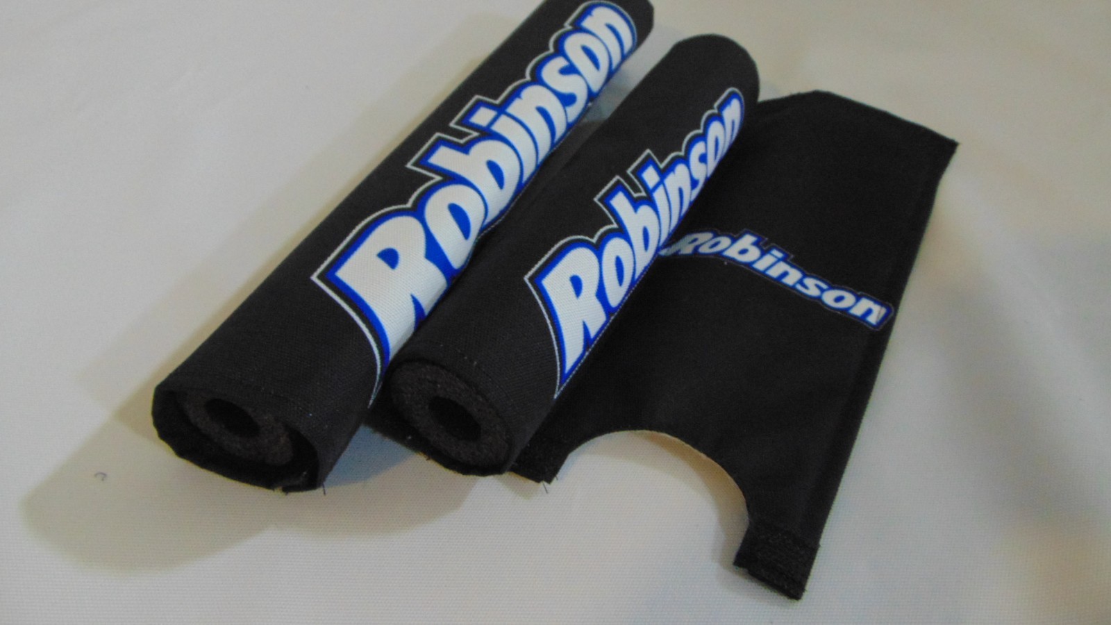 CUSTOM ROBINSON BLACK BIKES BMX PAD SET STEM HANDLEBAR TOP TUBE BIKE PADS FOAM