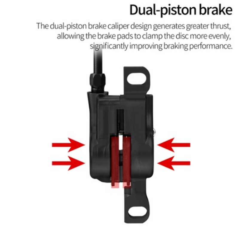 2pcs MT500 Hydraulic Disc Brake Set MTB Bicycle Brakes Front/Rear 800/1400mm
