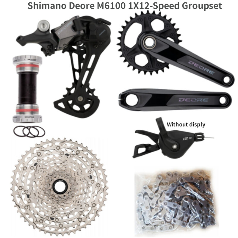 2021 Shimano Deore M6100 12-Speed Hydraulic Brake MTB Groupset 170/175mm 10-51T