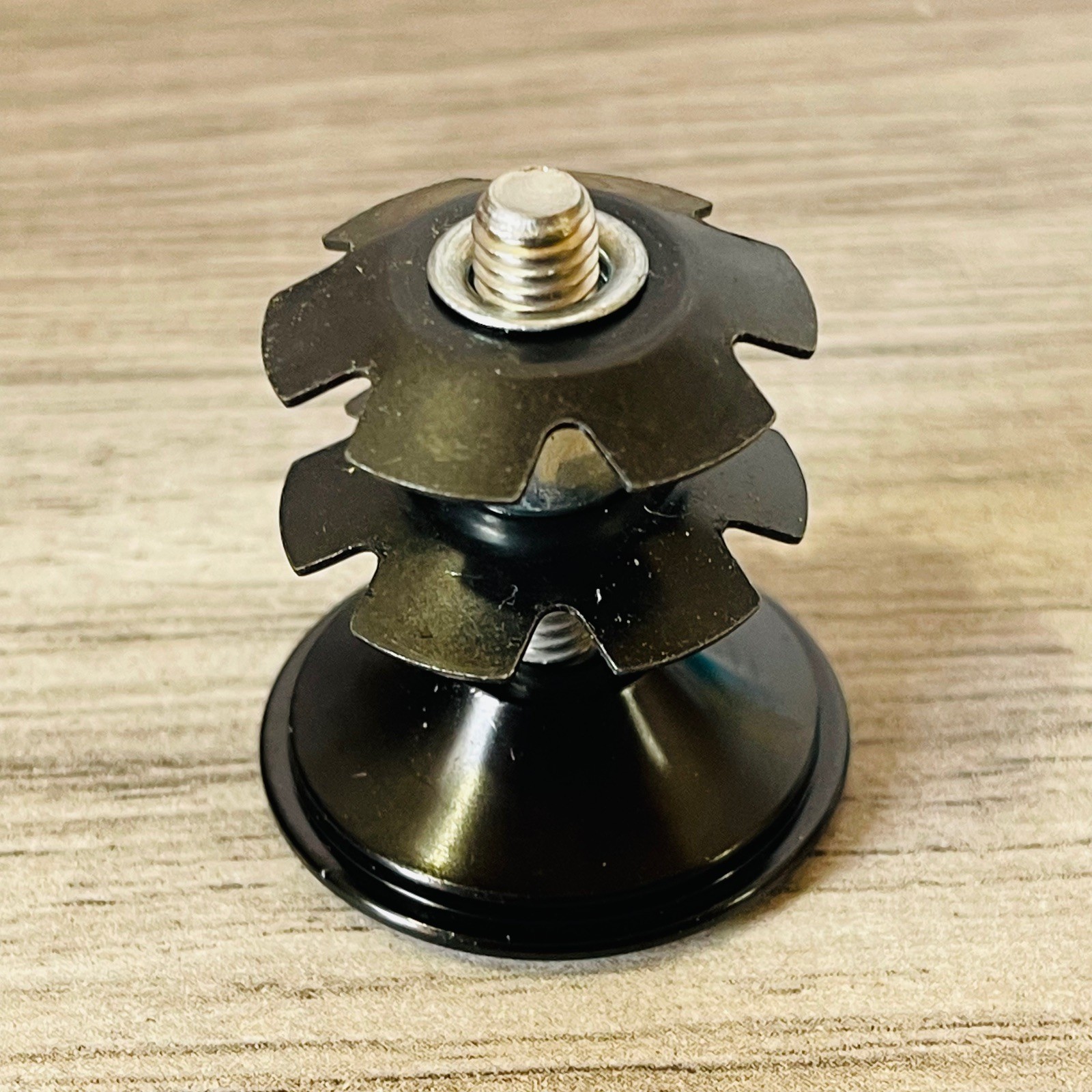 Cane Creek 1 1/8 Threadless Headset Top Cap Black Aluminum + Bolt & Star Nut