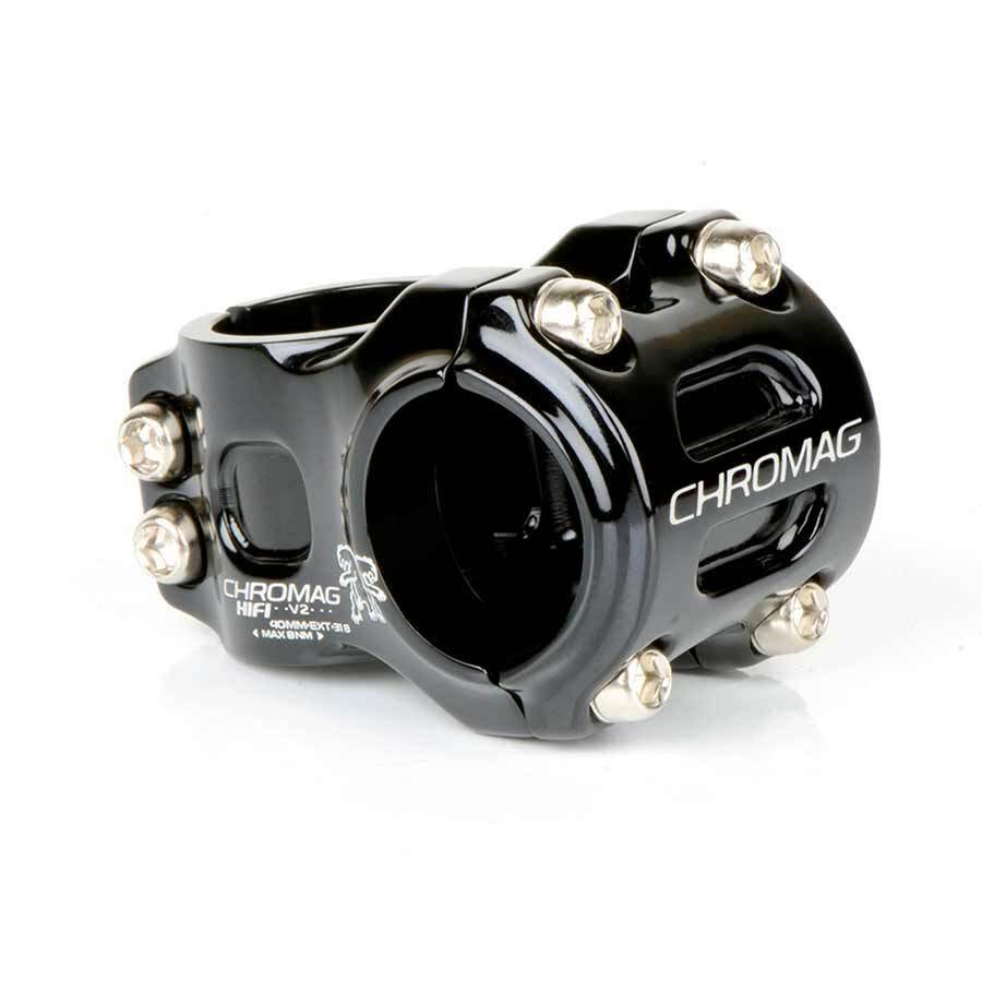 Chromag Hifi V2 Stem Clamp: 31.8mm , L: 31mm, Steerer: 1-1/8», 0°, Black