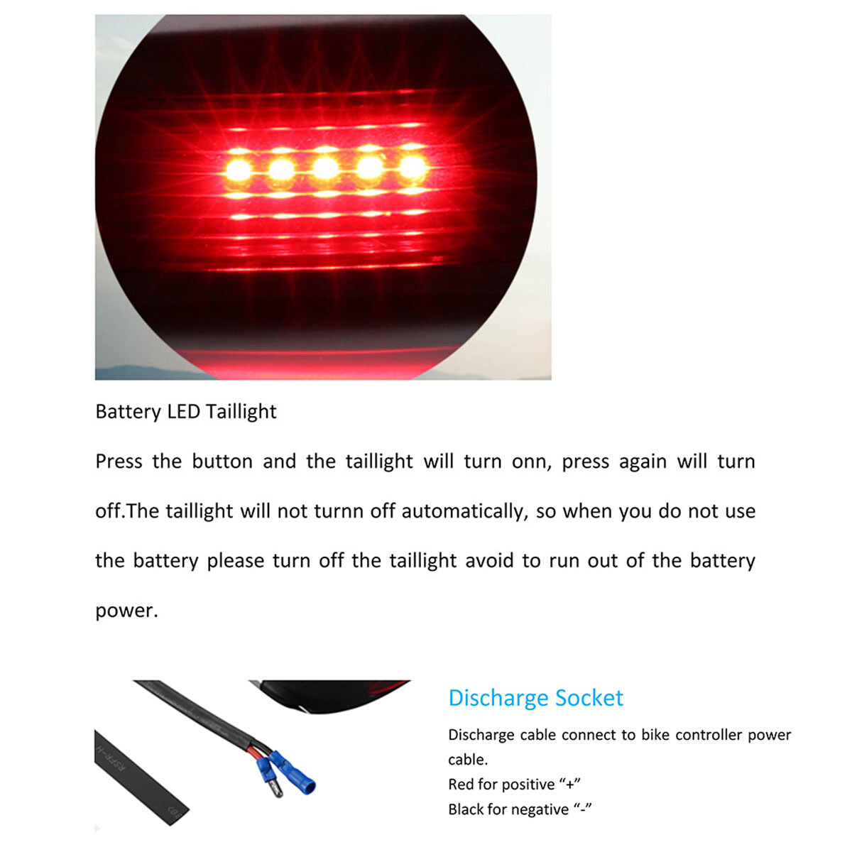 36V 20Ah Rear Rack Lithium Battery for Electric Bicycle Battery Pack Replacement