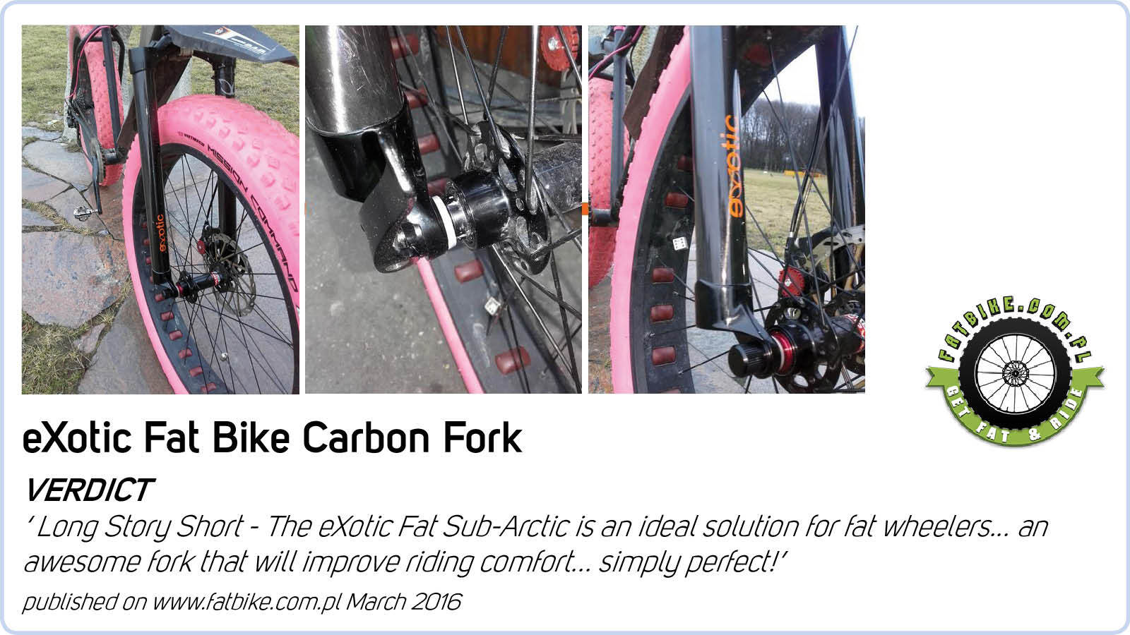 eXotic Rigid Aluminium Fork 1 Inch Steerer PM Disc & V Mounts 39cm 26in MTB