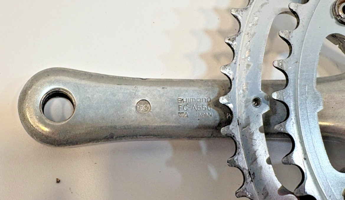 Shimano RX100 FC-A550 170mm 52/42 Crankset A550 Brakes A551 & A553 Derailleurs