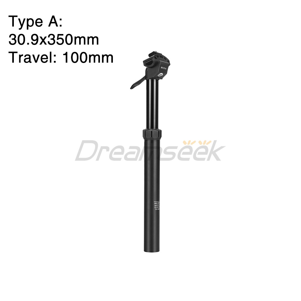 Bicycle Seatpost MTB Bike Hydraulic Dropper Seat Post 30.9/31.6mm 350/400/500mm