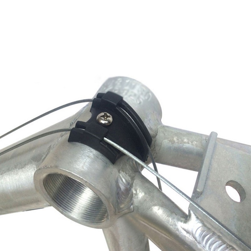Road Bike Bicycle Frame Bottom Bracket Cable Guide Plastic 40mm*30mm W/ Screw