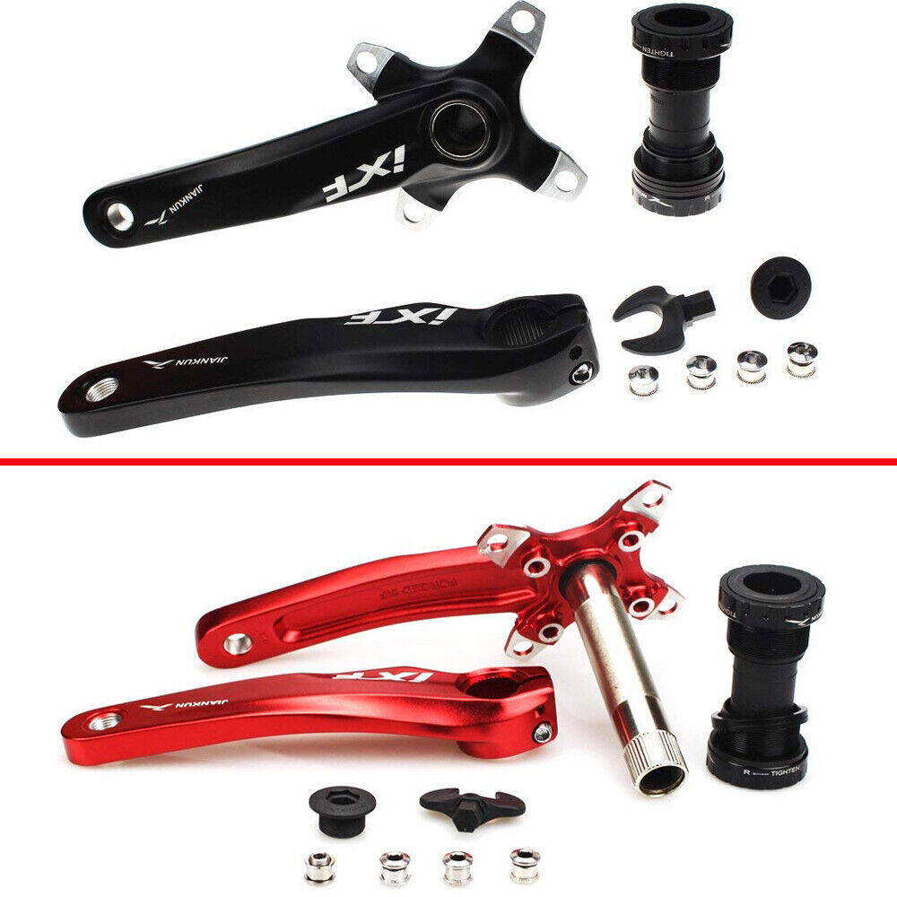 US MTB Bike Crankset BB 104bcd 32-42t Narrow Wide Single Chainring 170mm Crank