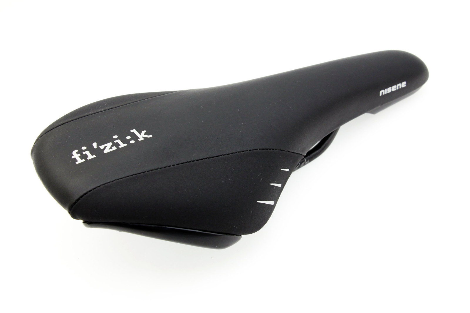Fizik Nisene Road Mountain eBike Cycle Saddle Black Bike Seat w/Orange shell