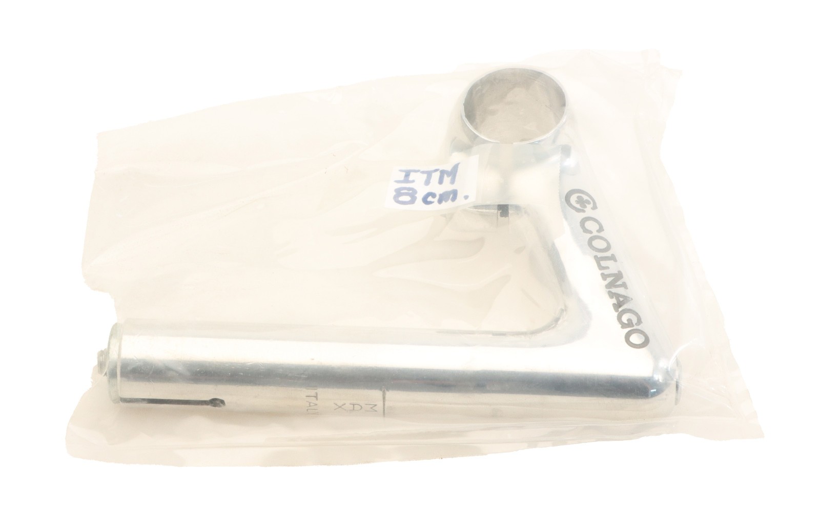 ITM 1″ Colnago 22.2mm Quill Stem 80mm Length 26.0mm Clamp Silver NEW NOS
