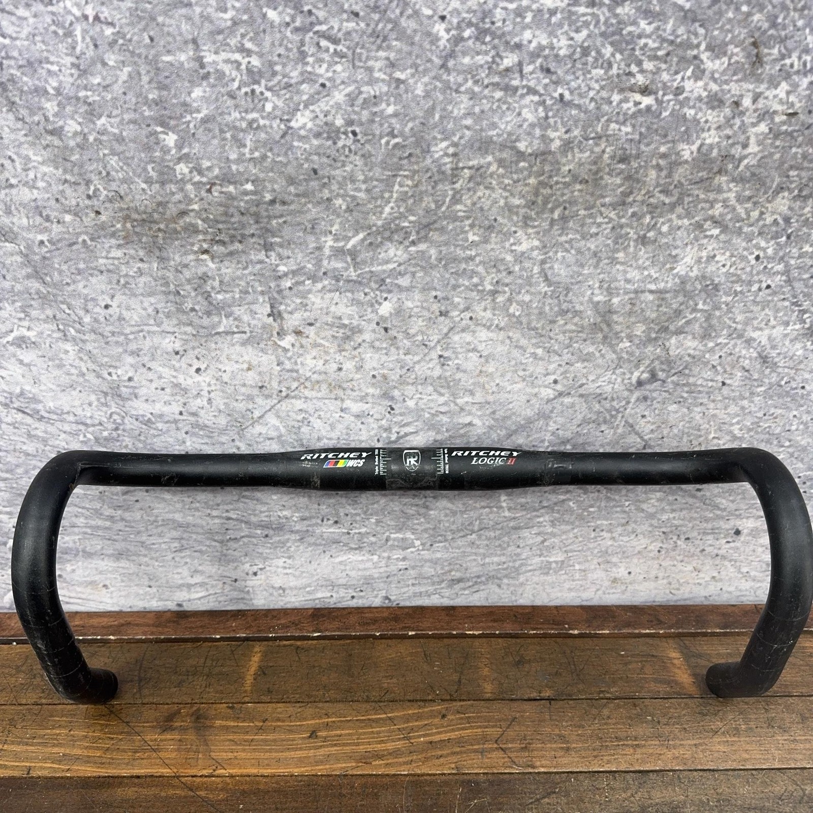 Ritchey WCS Logic II Drop Handlebar 44cm 31.8 Clamp Black Alloy Road Bar Bike