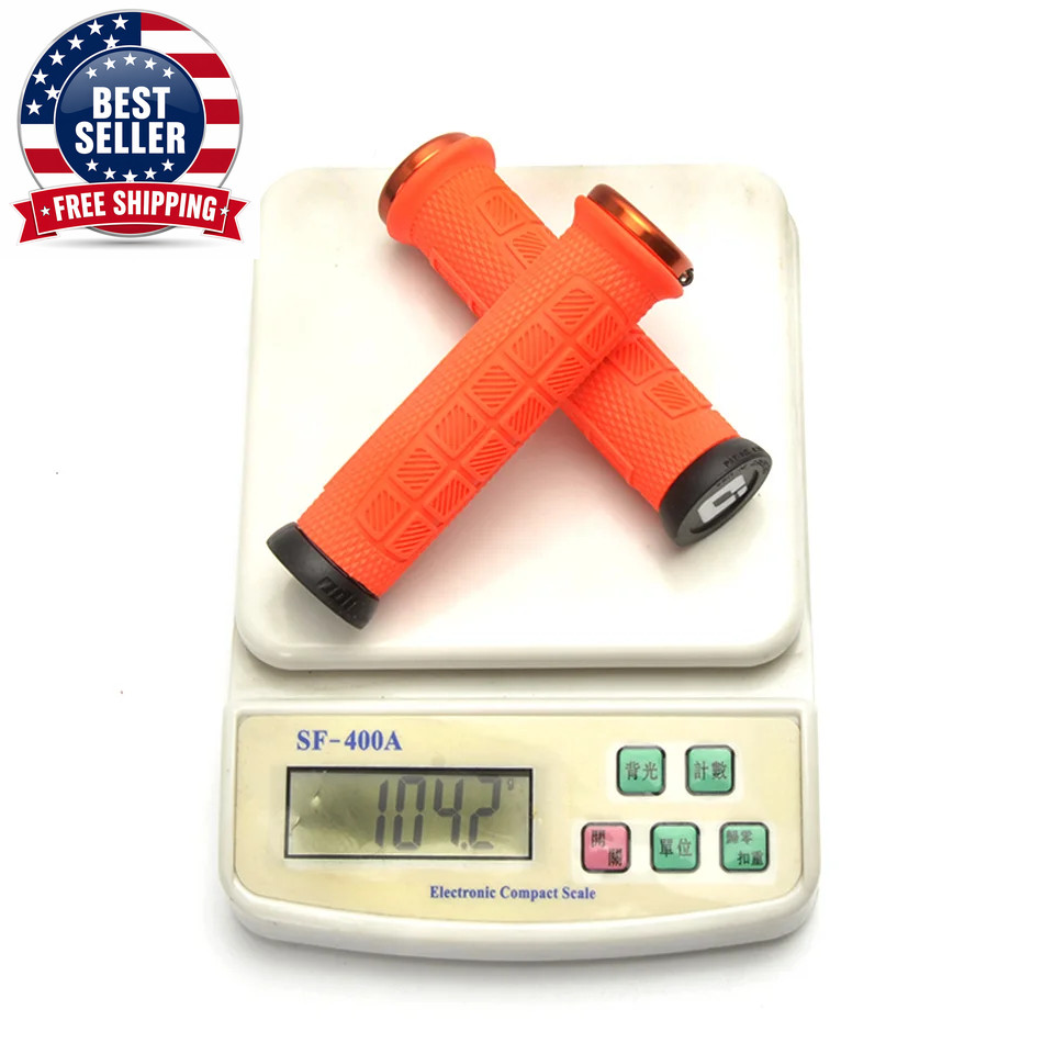 Bicycle Lock on Grips for MTB Mountain Bike Handlebar Cover Alluminium Alloy+Sil