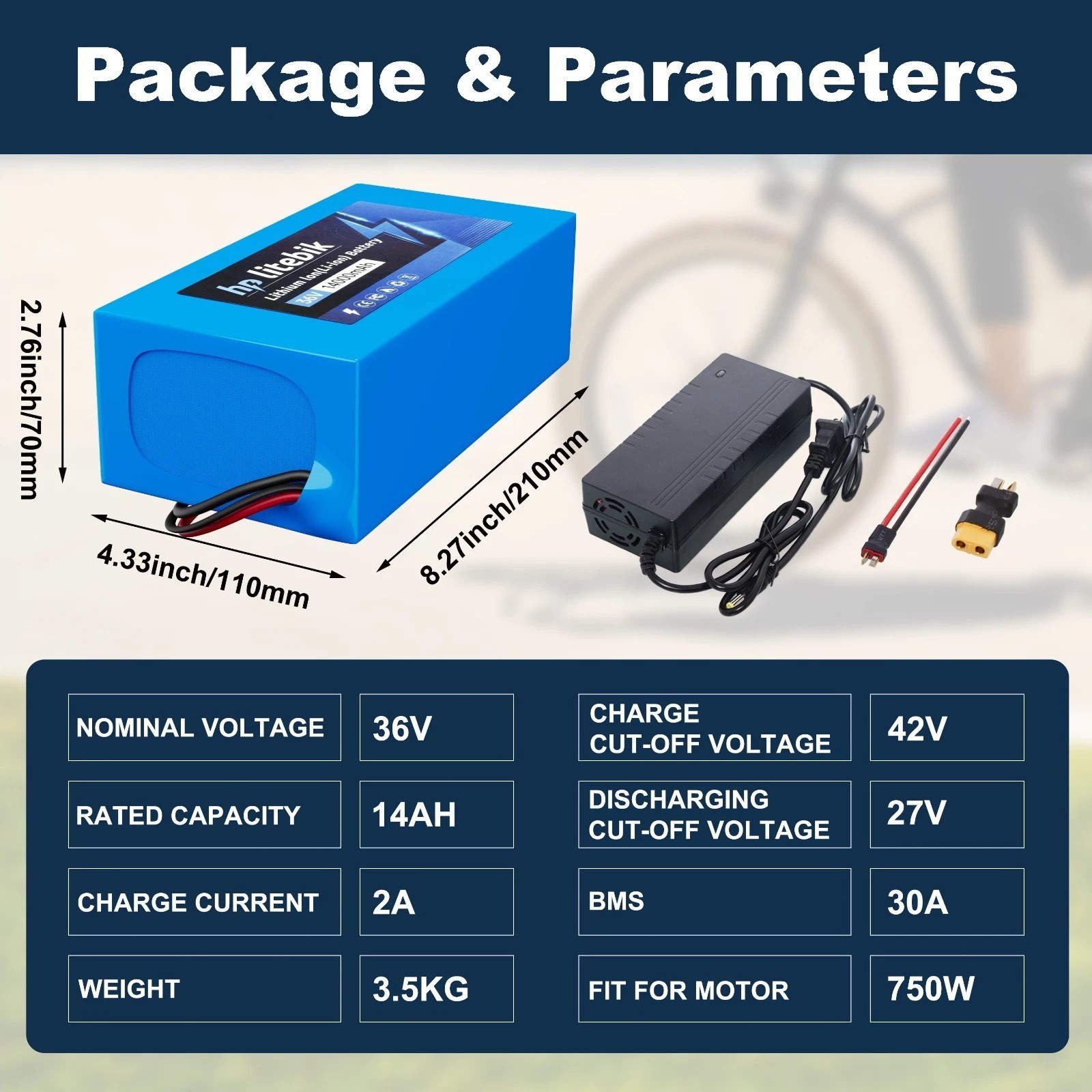 36V 48V 8AH/10AH/14AH/20AH BIKE LITHIUM BATTERY BMS FOR BICYCLE 0-1200W MOTORS