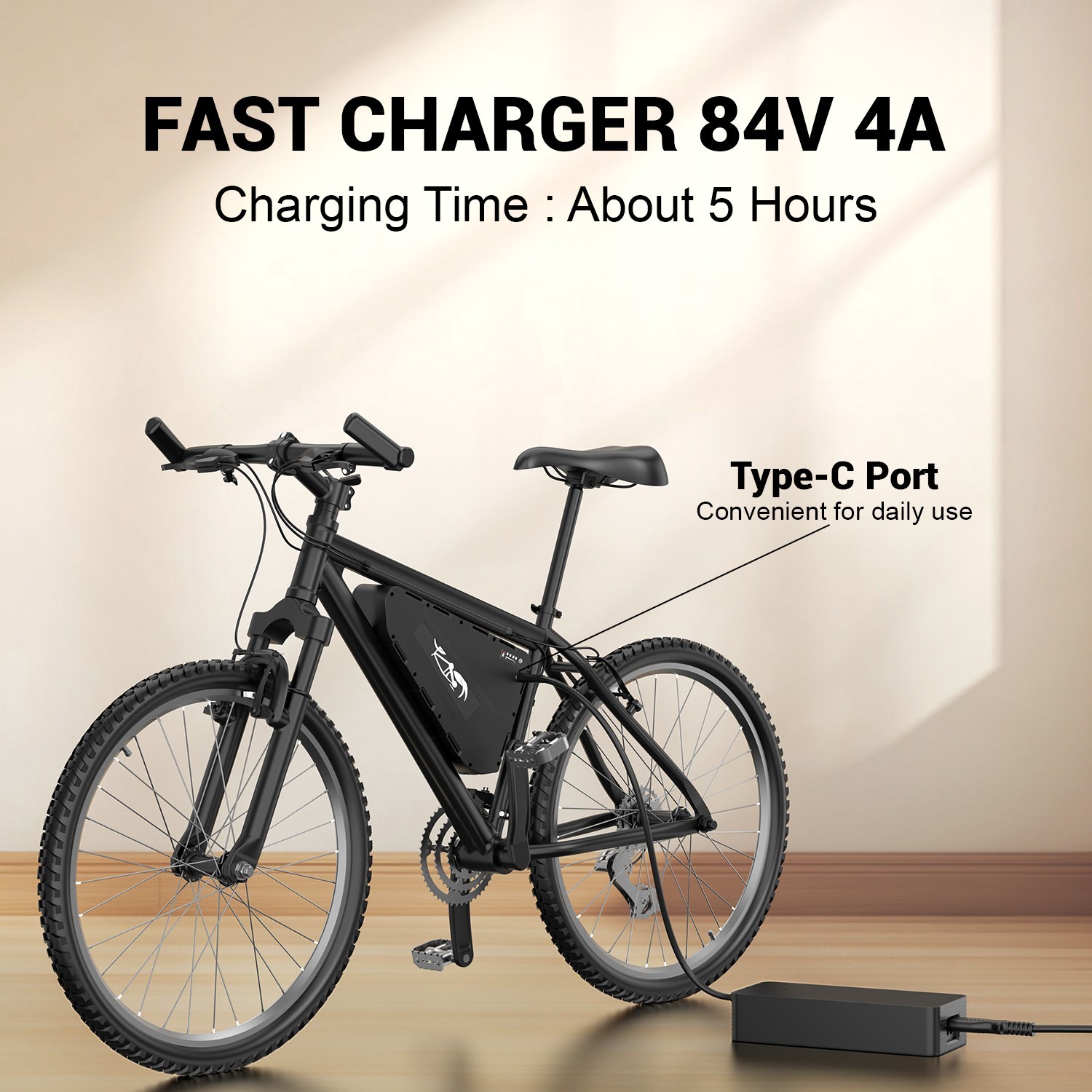 72V 20Ah Triangle Ebike Lithium Battery 80A BMS with Samsung Cells 100-5700W