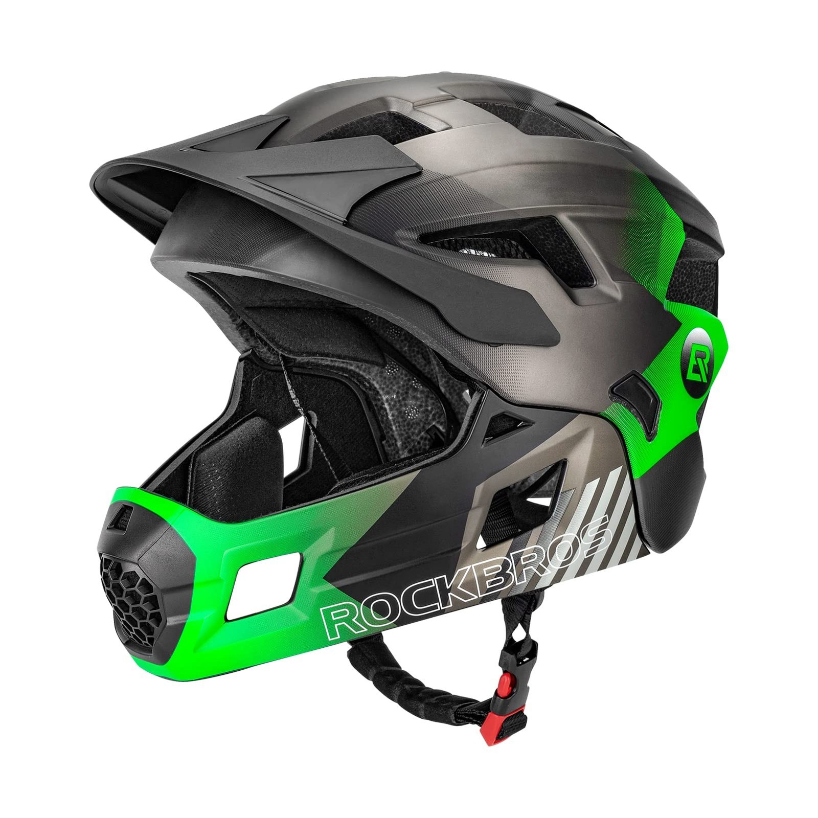 ROCKBROS Kids Full Face Helmet Kids Bike Helmets Lightweight Toddler Mountain…