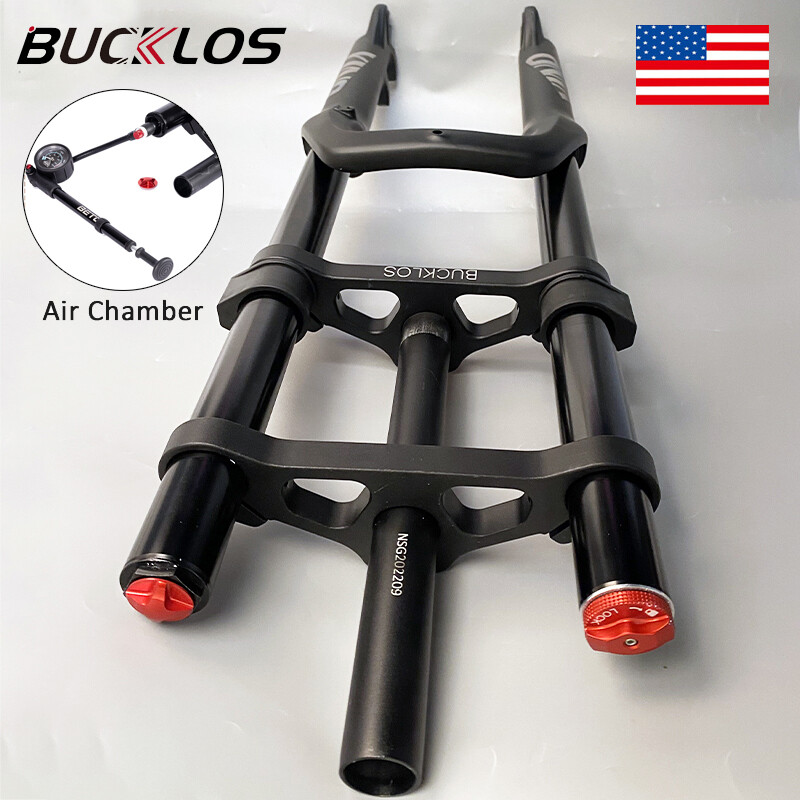 BUCKLOS YINO20 20” Suspension Air Fork 180mm Travel Snow E-MTB Bike 4.0 Fat Tire