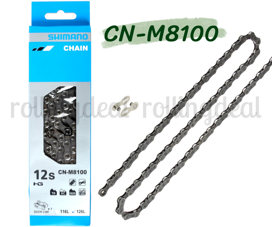 Shimano XT CN-M8100 12-speed Chain 126 Link NIB (w/ Quick-Link)