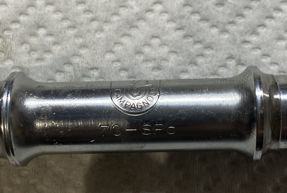Vintage Campagnolo Bottom Bracket 36 x 24 F. Italian 70-SPc 111mm Spindle
