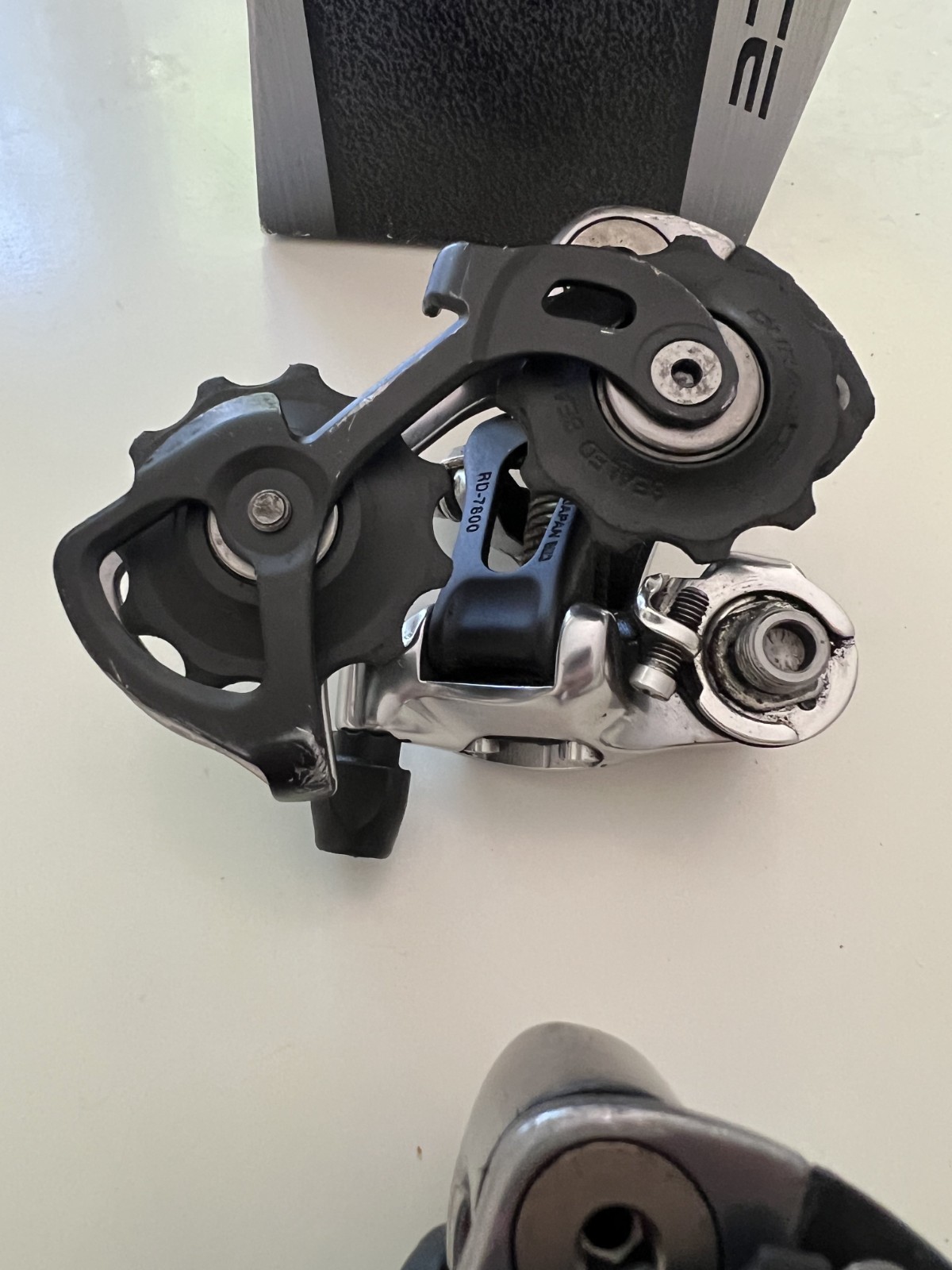 Two (2) SHIMANO DURA ACE 7800 10 SPEED REAR DERAILLEURS – SHORT CAGE