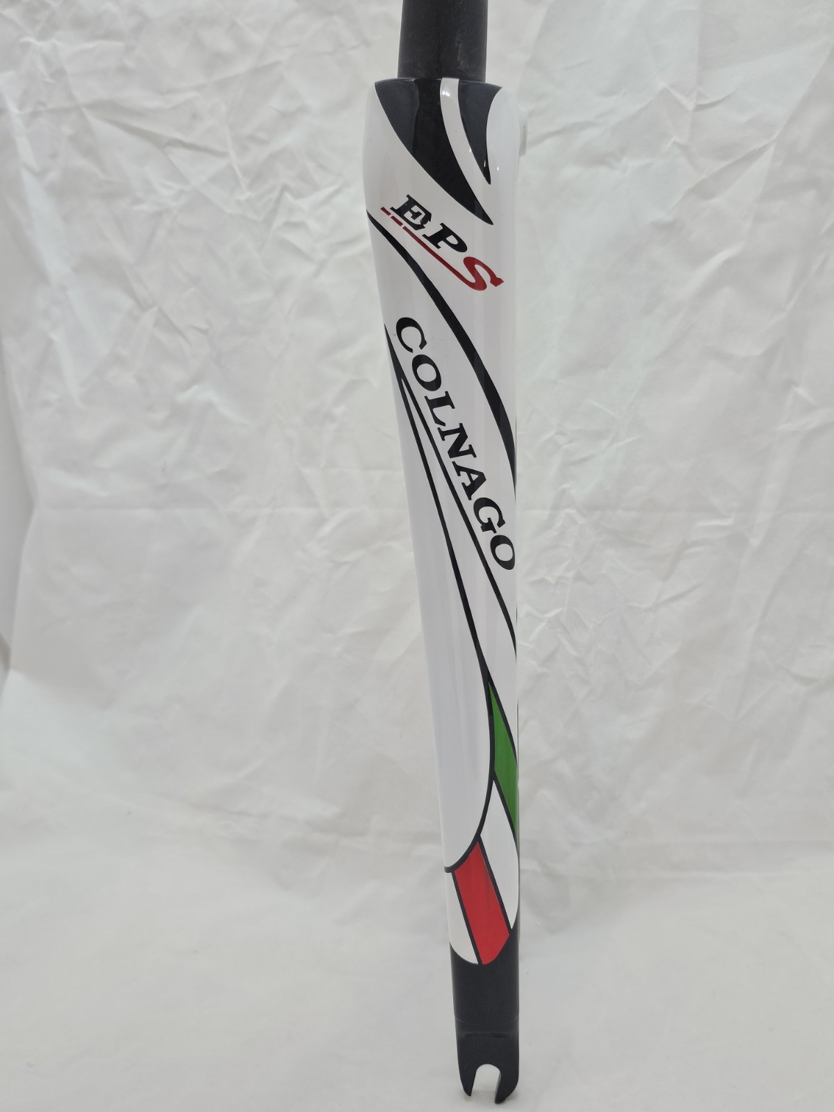 Colnago EPS Carbon Fork Tapered 1-1/8 to 1-1/4 700c White Italy 375g 330mm