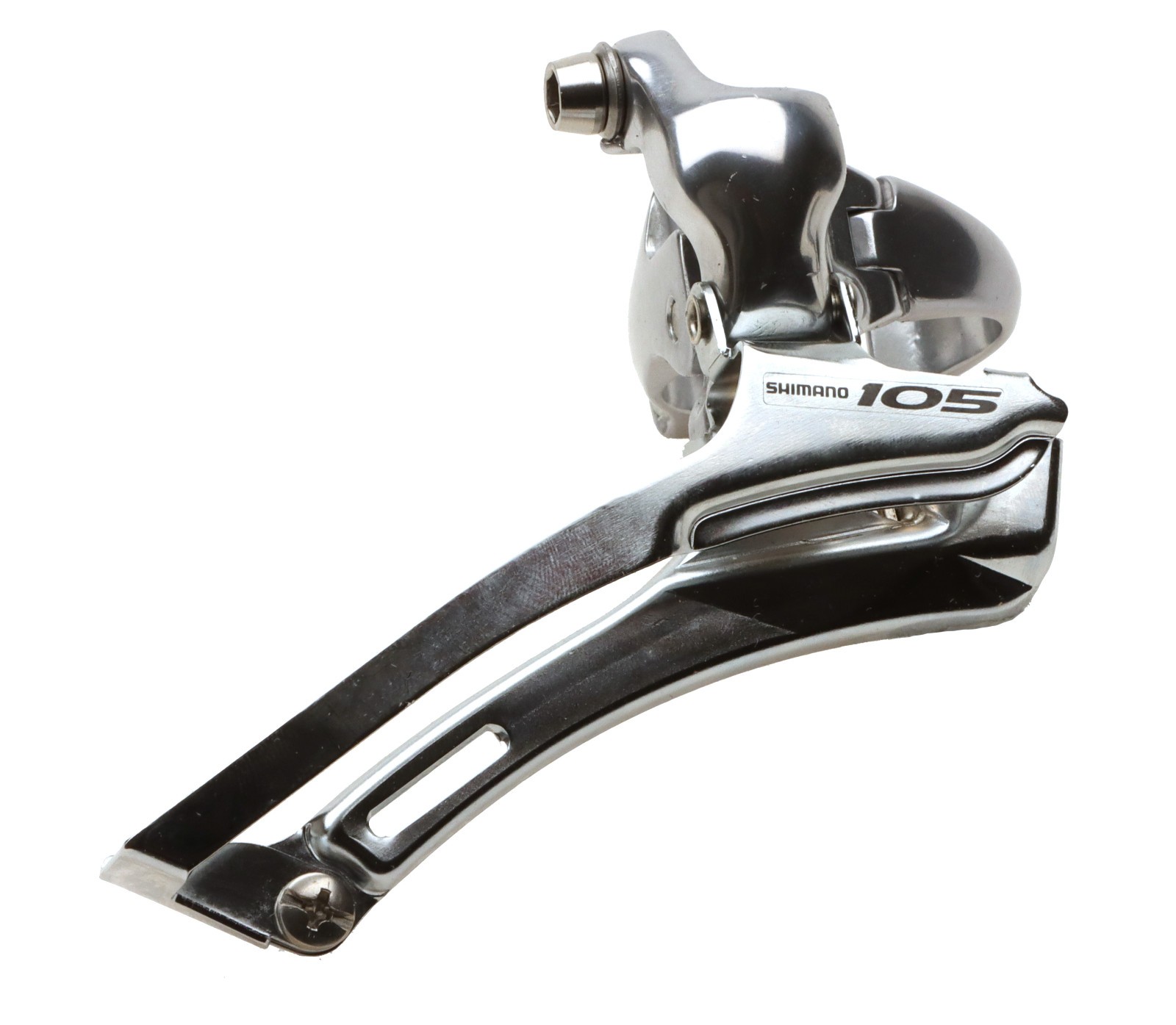 Shimano 105 FD-5600 Front Derailleur 2x10s Clamp On 31.8mm-28.6mm Silver NOS