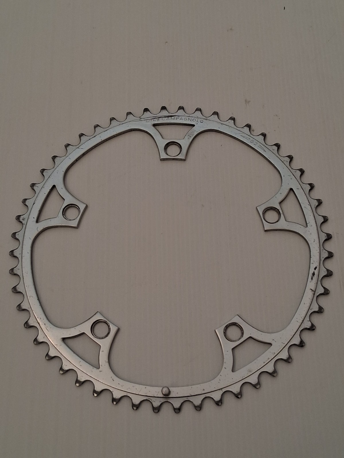 Campagnolo Super Record Brev 52 Tooth Road Chainring Good Condition Vintage Bike