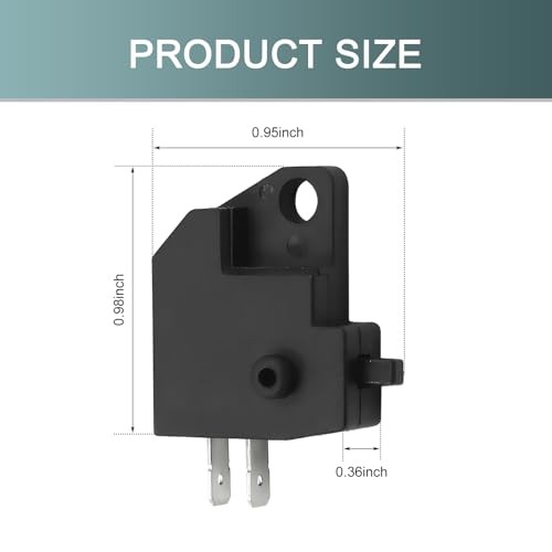 Motorcycle Front Brake Light Stop Switch, Square Type Pump Brake Right Disc