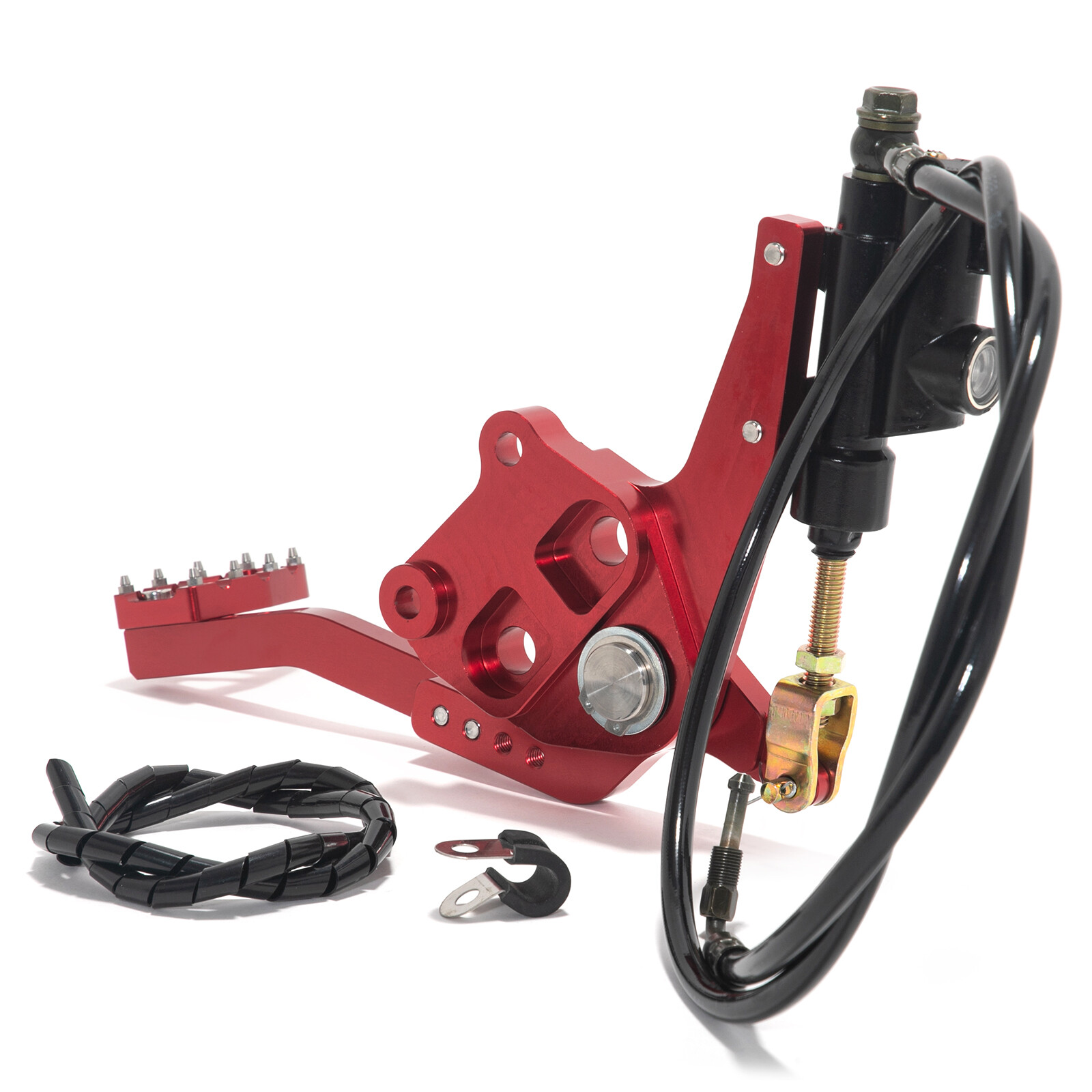 TARAZON Red Aluminum Hydraulic Rear Foot Brake For Talaria XXX (X3) 23-NOW EBike