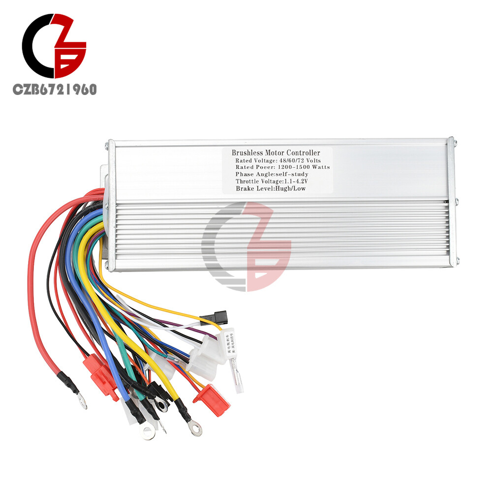 Brushless Controller 36V48V60V64V72V 350W 500W-1500W 5000W for Electric Bicycle