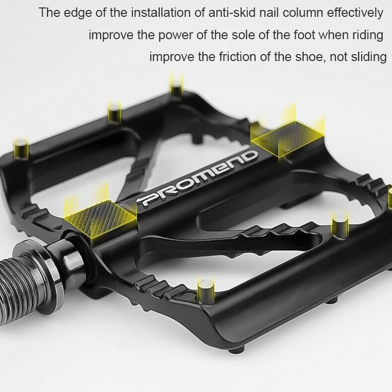 Road Mountain Bike Pedals Flat Aluminum Sealed Bearing 9/16″ For MTB BMX