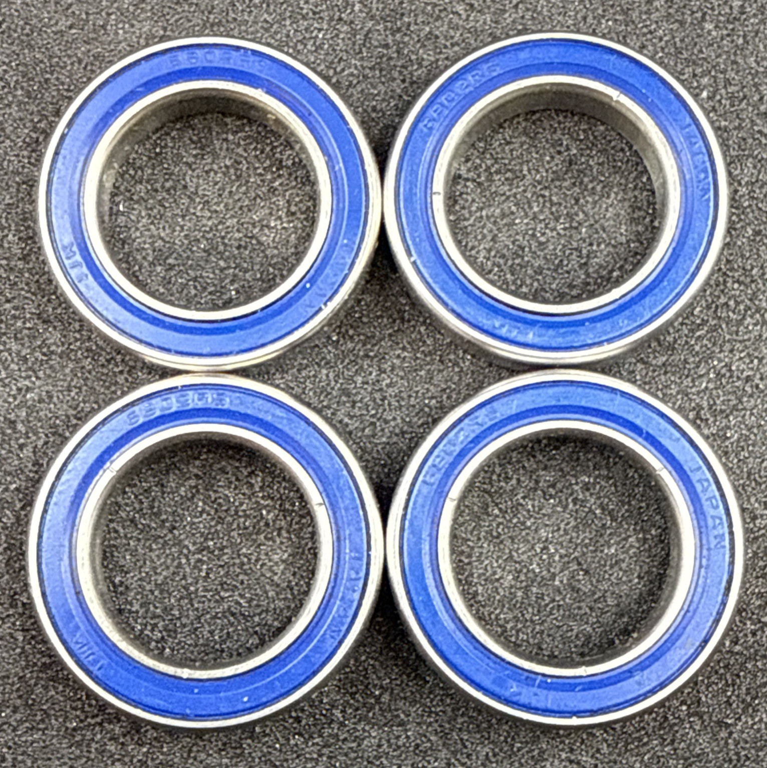 4-Pack! DT Swiss 6802 RS 15mm x 24mm x 5mm IJK Japan Cartridge Bearing MSRP $60