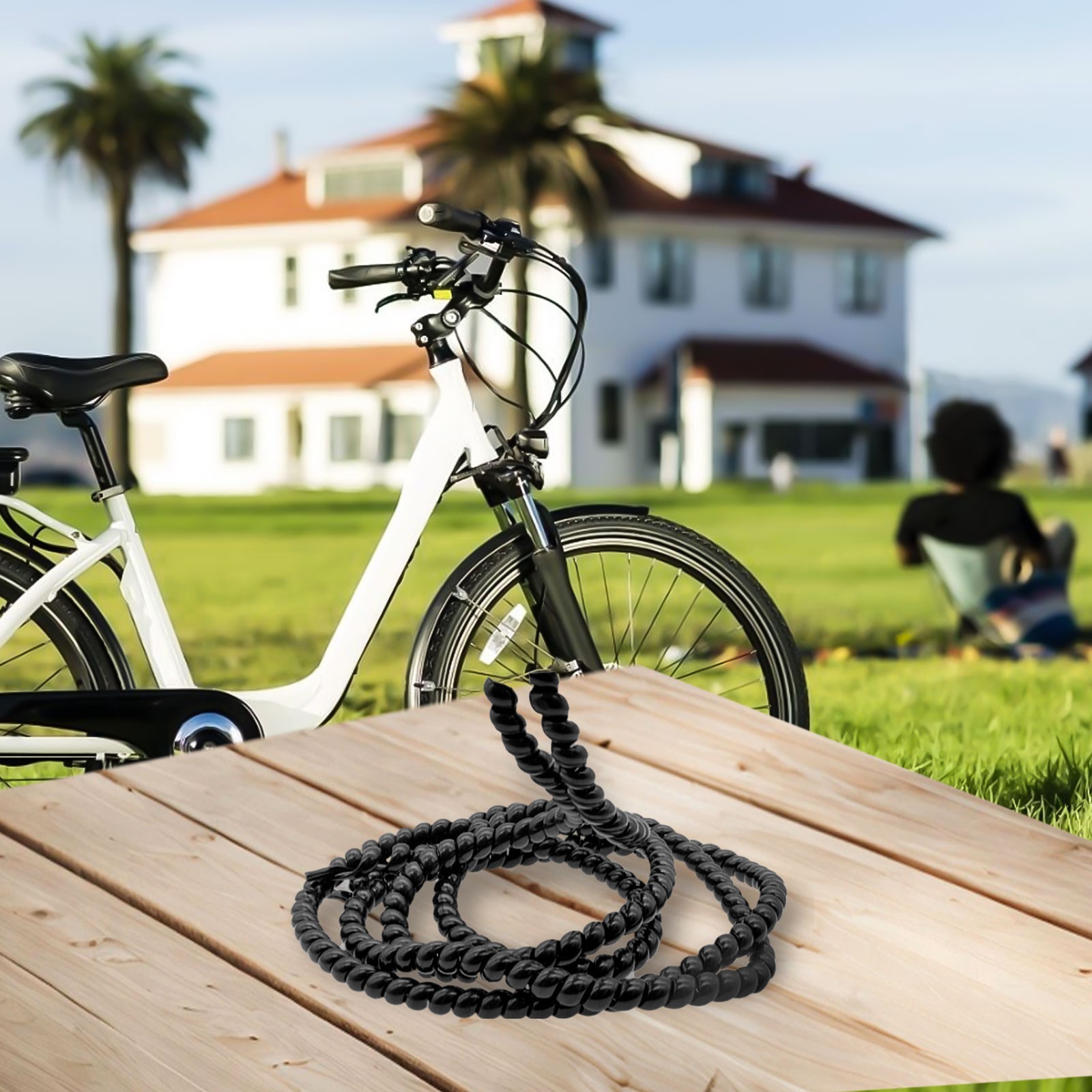 Wired Spring Tube Cable Cover Electric Bicycle Cable Cover Electric Bicycle