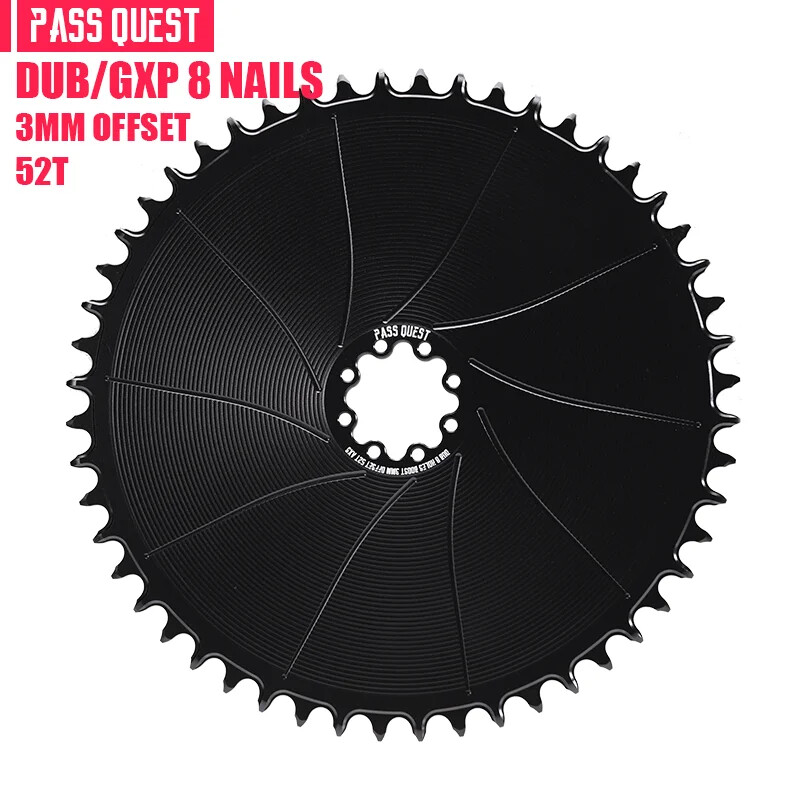 Bicycle Chainring 3mm Offset Norrow Wide Teeth Disc Direct Mount Chainwheel