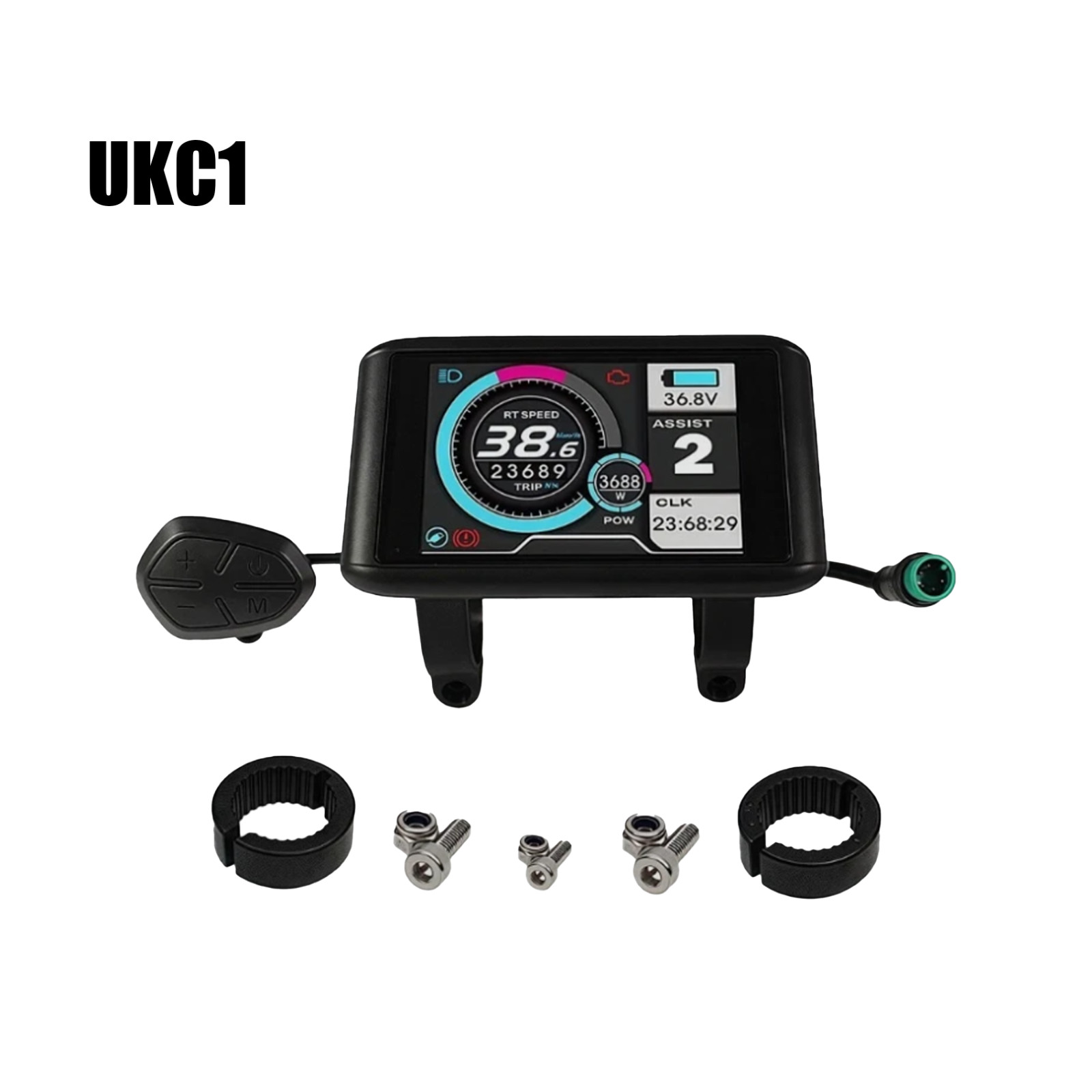 Sabvoton Controller 36V-72V 45A E-Bike Sine Wave Programmable with ukc1 display