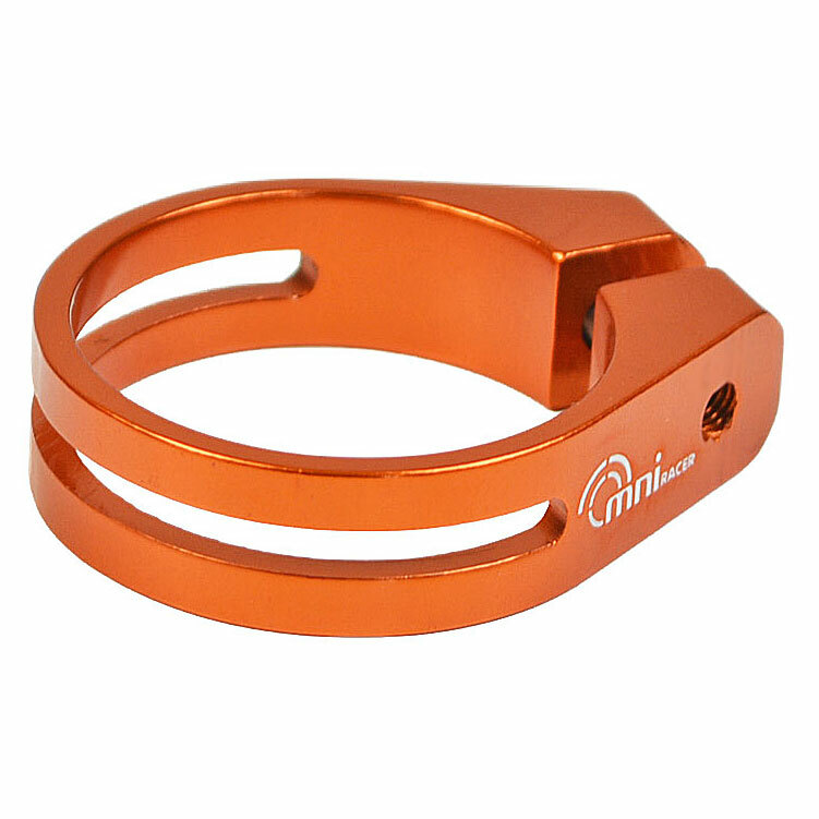 OMNI Racer WORLDS LIGHTEST Alloy Seatpost Clamp: JUST 10 grams!!! 28.6-29mm