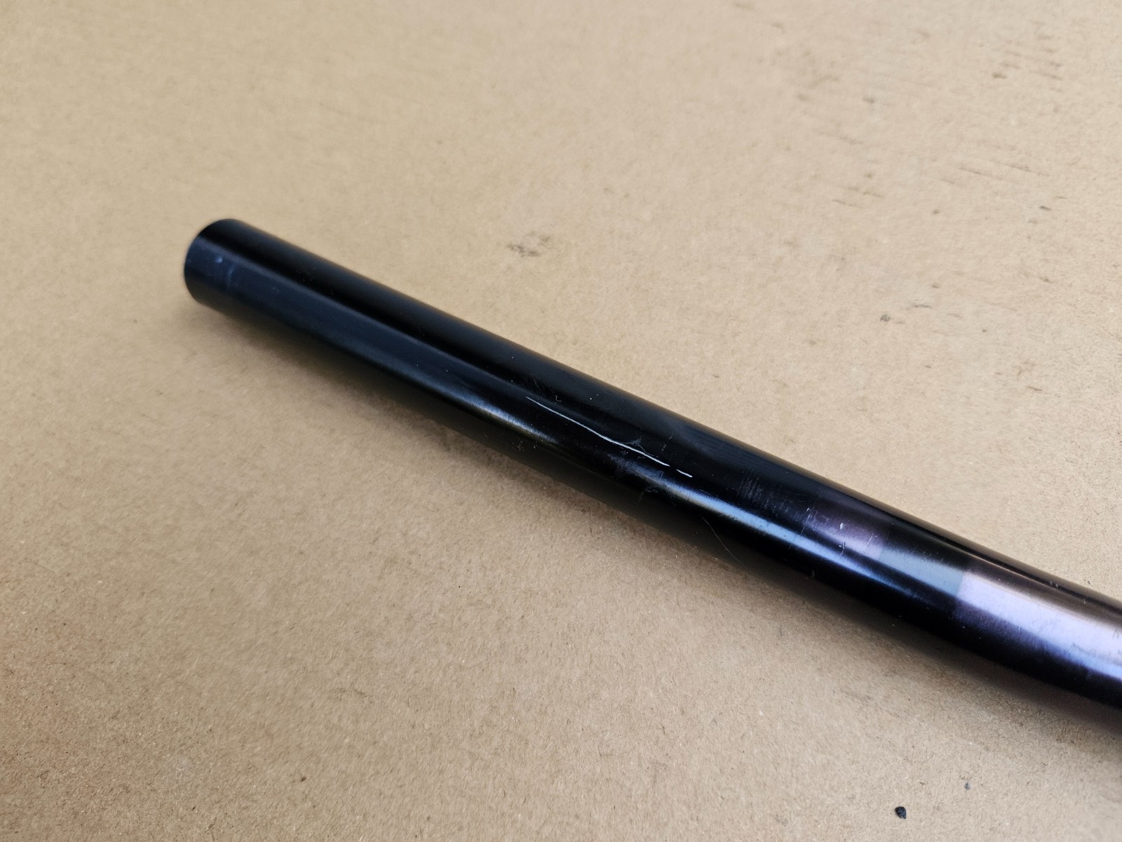 Vintage 80s Nitto Mountain Bike Flat Bars 58cm Wide x 25.4mm Black made in Japan