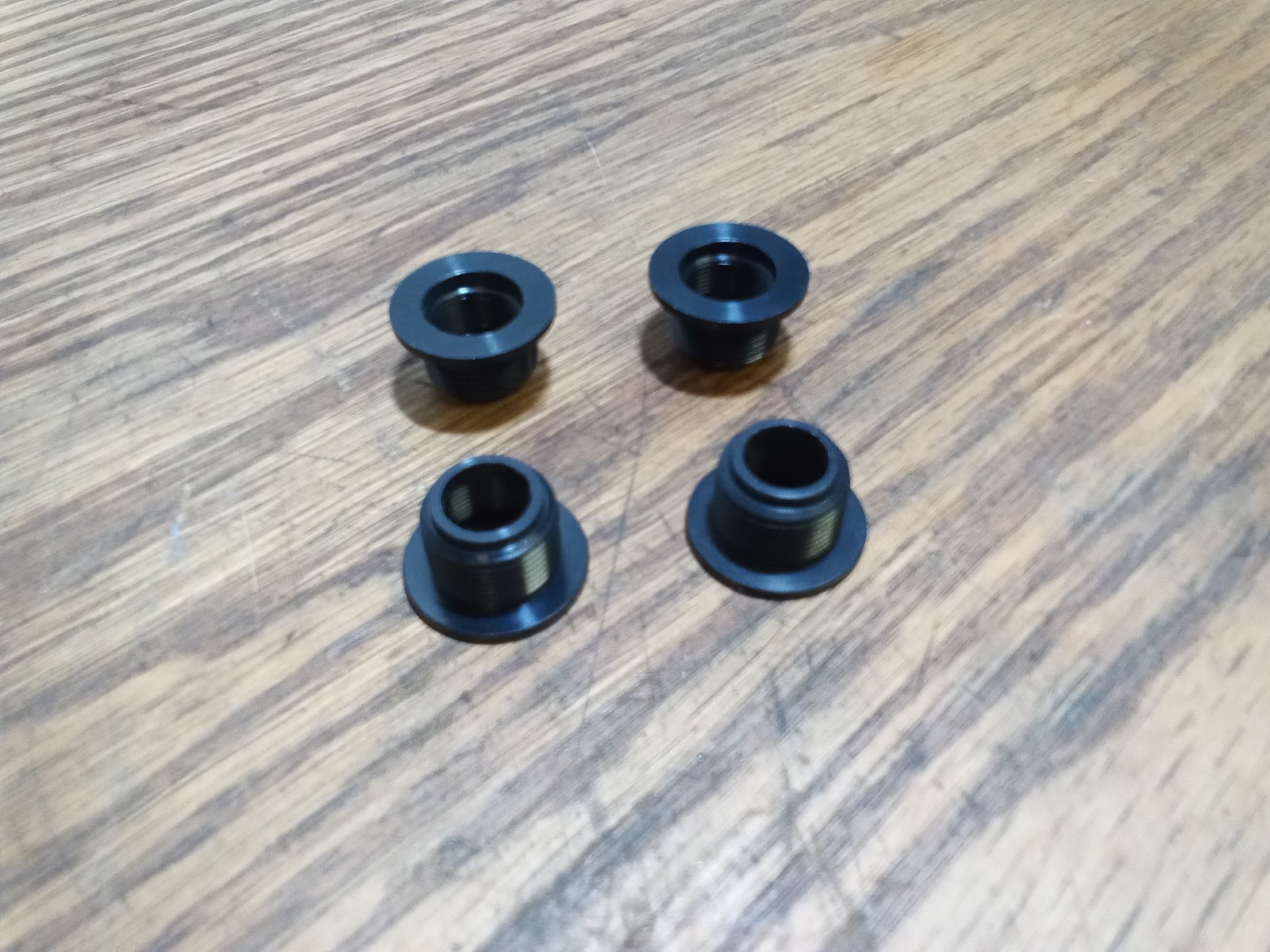 Lot of 4 Unbranded Bicycle Crank Caps